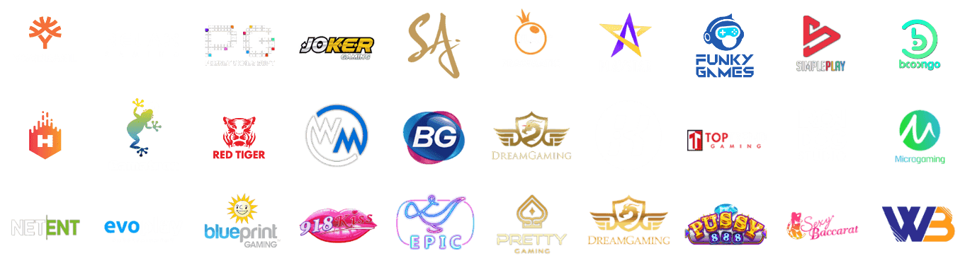 รวมค่ายเกมชั้นนำเช่น PG Soft, Pragmatic Play, JILI, Joker Gaming, Spadegaming และค่ายสล็อตยอดนิยม เล่นครบทุกแนวในเว็บเดียว